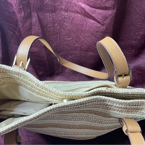 Sonoma Tan Stripe Tote Bag - Picture 3 of 8